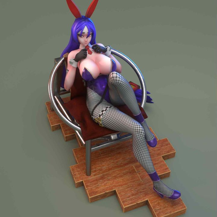 1782 Minamoto no Raikou Bunny Ver_FateGrand Order - STL 3D Print Files