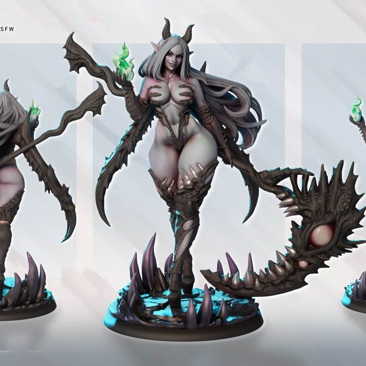 1689 Morrith Soulrend Cursed Reaper_Miniature NSFW- STL 3D Print Files