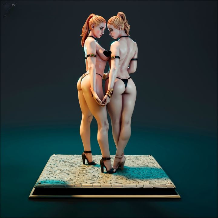 1717 Twins_Mini NSFW - STL 3D Print Files