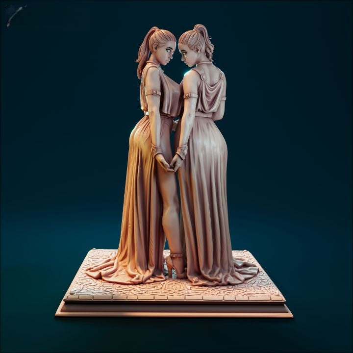 1717 Twins_Mini NSFW - STL 3D Print Files