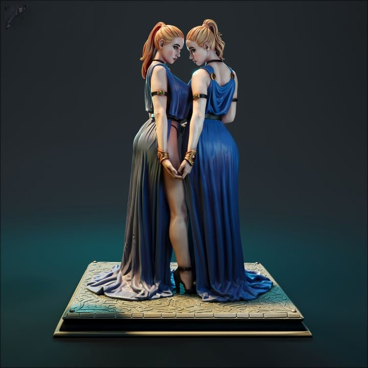 1717 Twins_Mini NSFW - STL 3D Print Files
