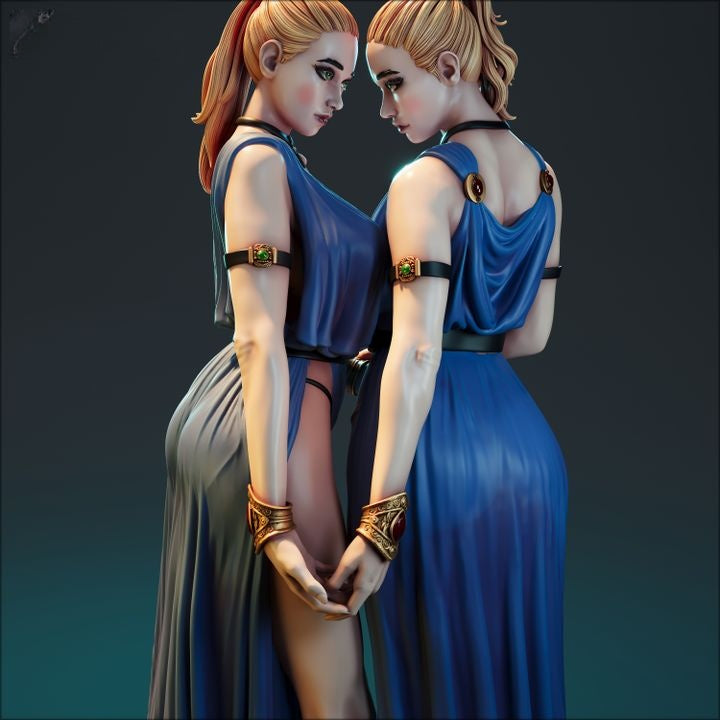 1717 Twins_Mini NSFW - STL 3D Print Files