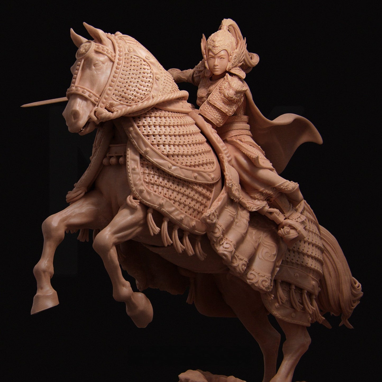 0138 Kwan Yen - The Warrior of the Tiger - STL 3D Print Files