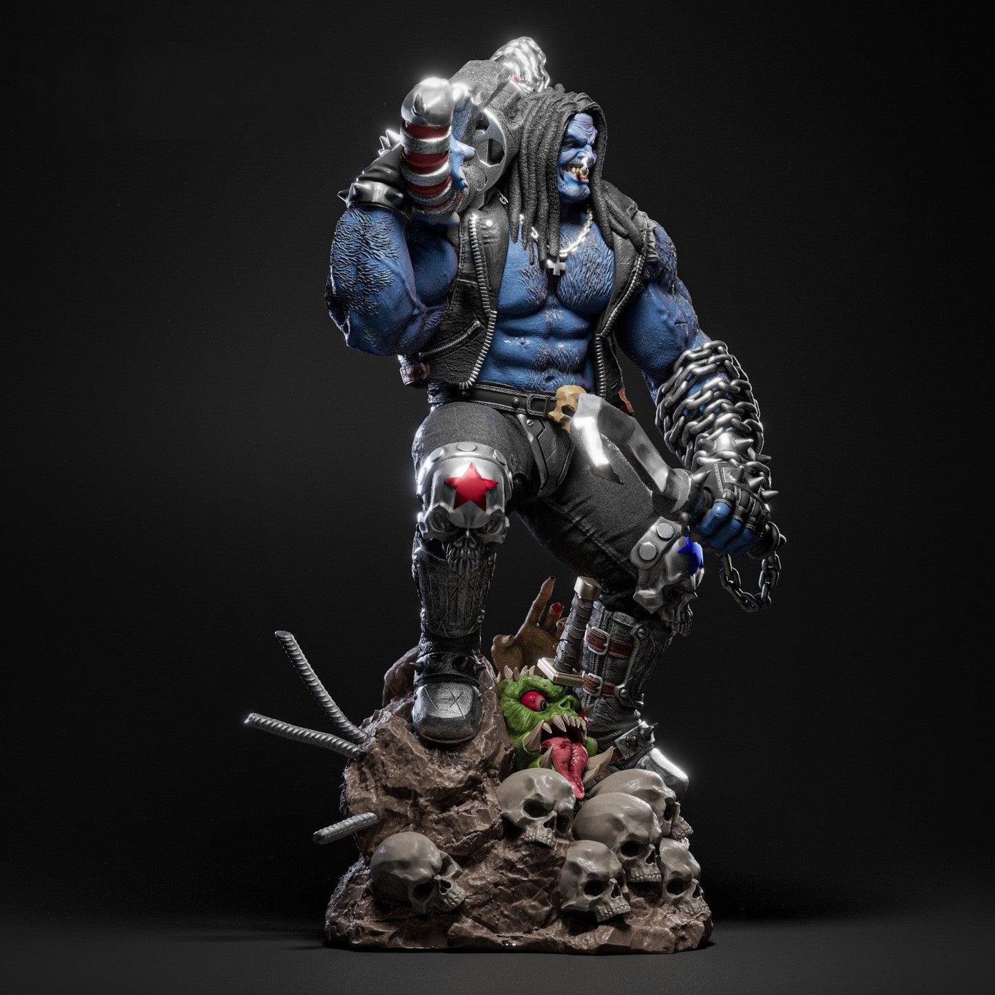 0130 Lobo - DC Comics (1528) - STL 3D Print Files