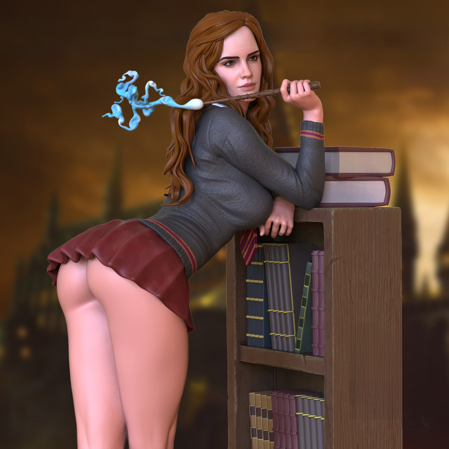 0174 Hermione Granger NSFW - Harry Potter (1990) - STL 3D Print Files