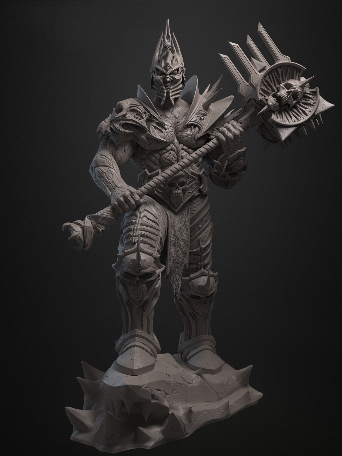 0723 Bolvar Fordragon The Lich King - World of Warcraft - STL 3D Print Files