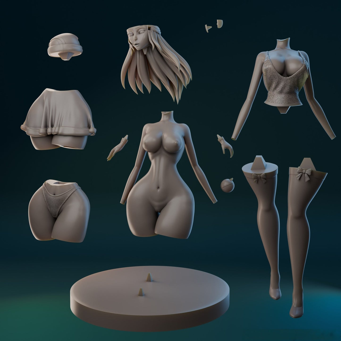 0967 Dawn NSFW - Pokemon (1939) - STL 3D Print Files