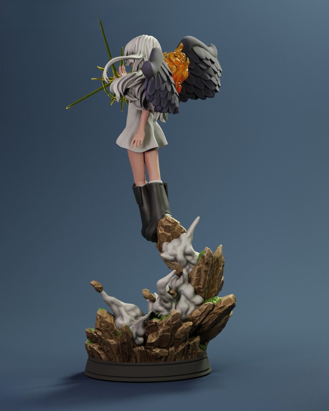 0235 Boa Hancock Seraphim (OP) - STL 3D Print Files