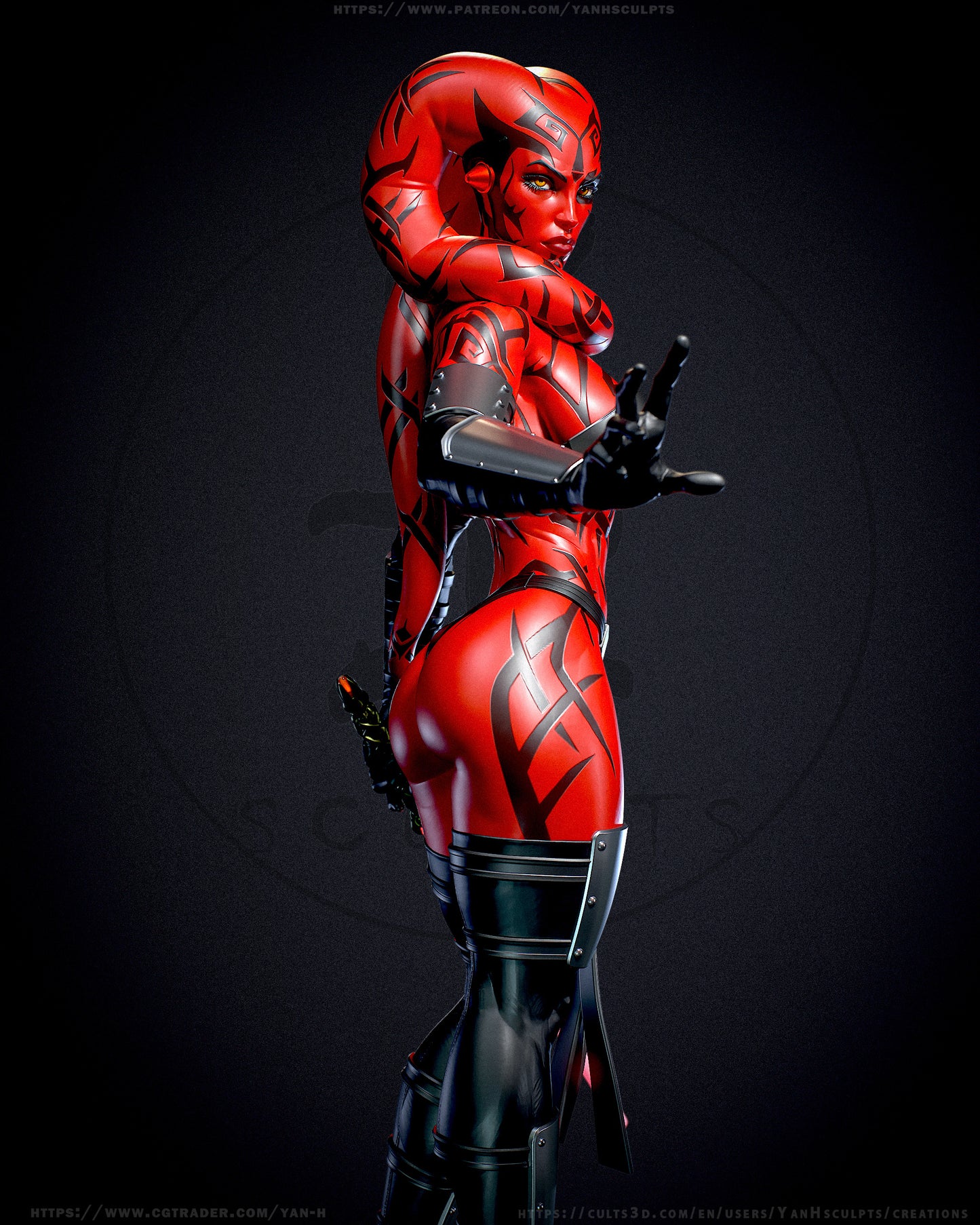 0875 Darth Talon - STL 3D Print Files