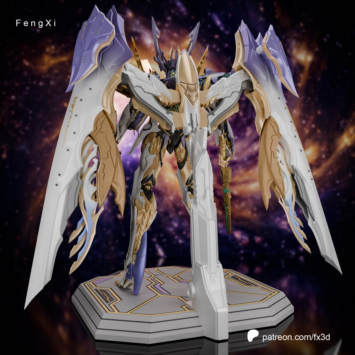 2052 Exostrider and Aemeath_Wuthering Waves - STL 3D Print Files