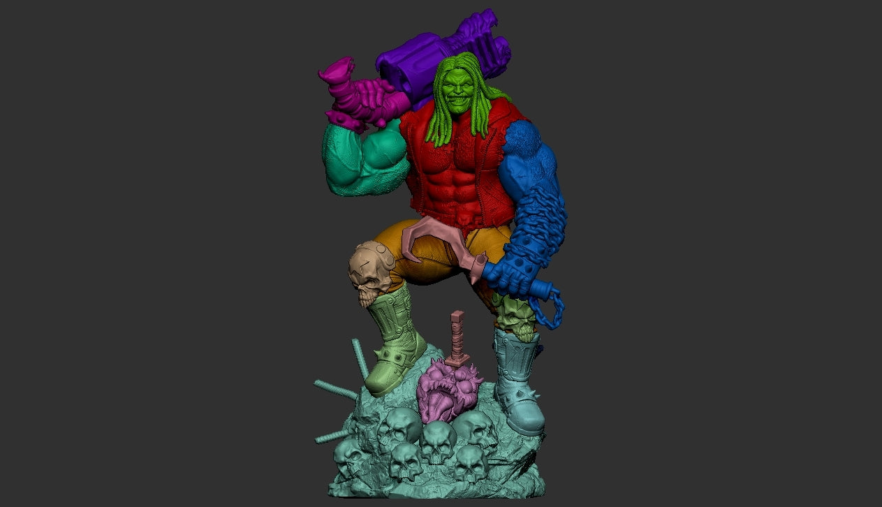 0130 Lobo - DC Comics (1528) - STL 3D Print Files