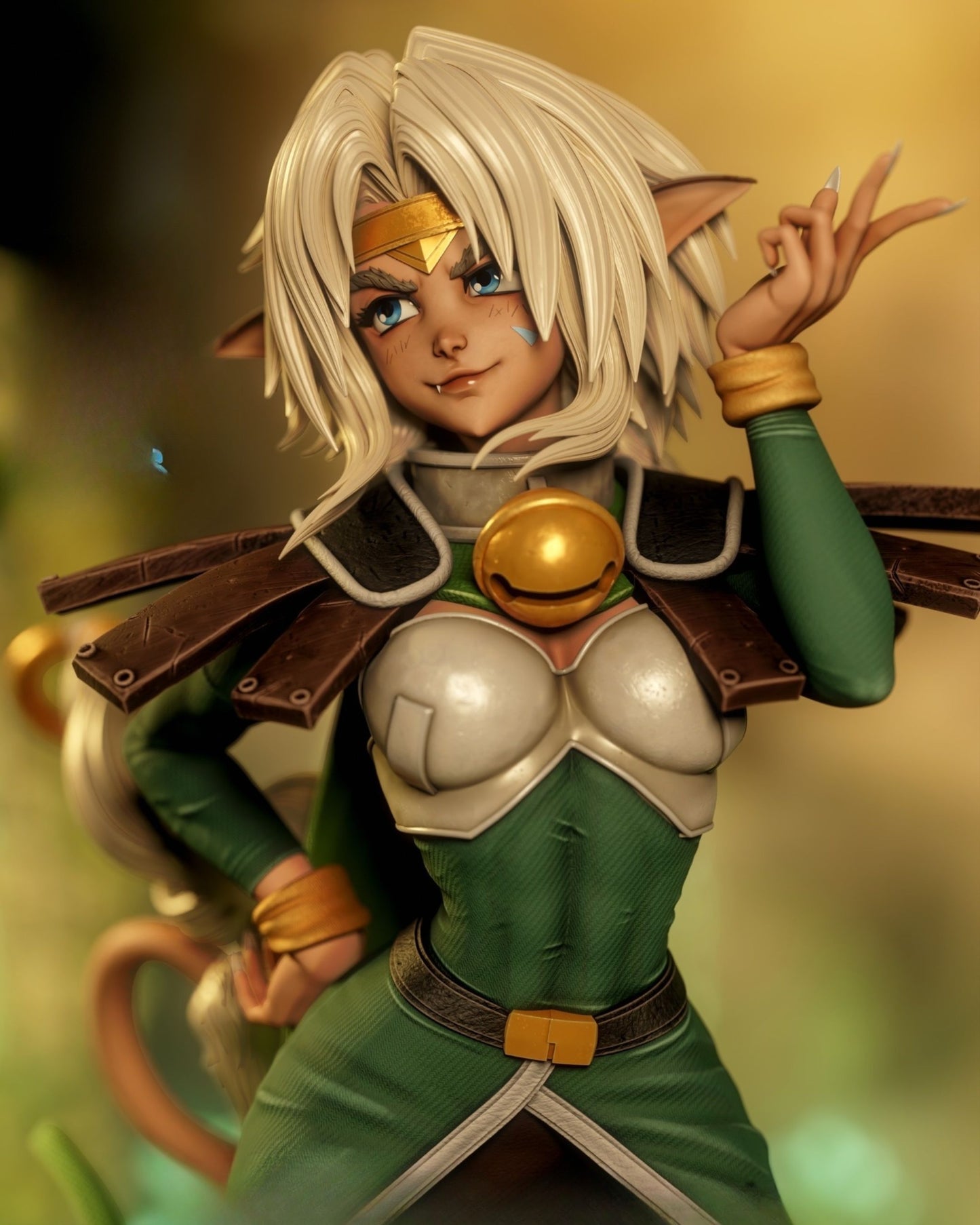 0311 Aisha Clan-Clan_Outlaw Star - STL 3D Print Files