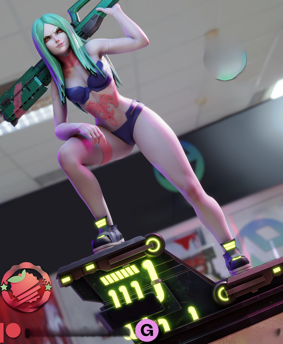 1791 Rebecca_Cyberpunk Edgerunners NSFW - STL 3D Print Files
