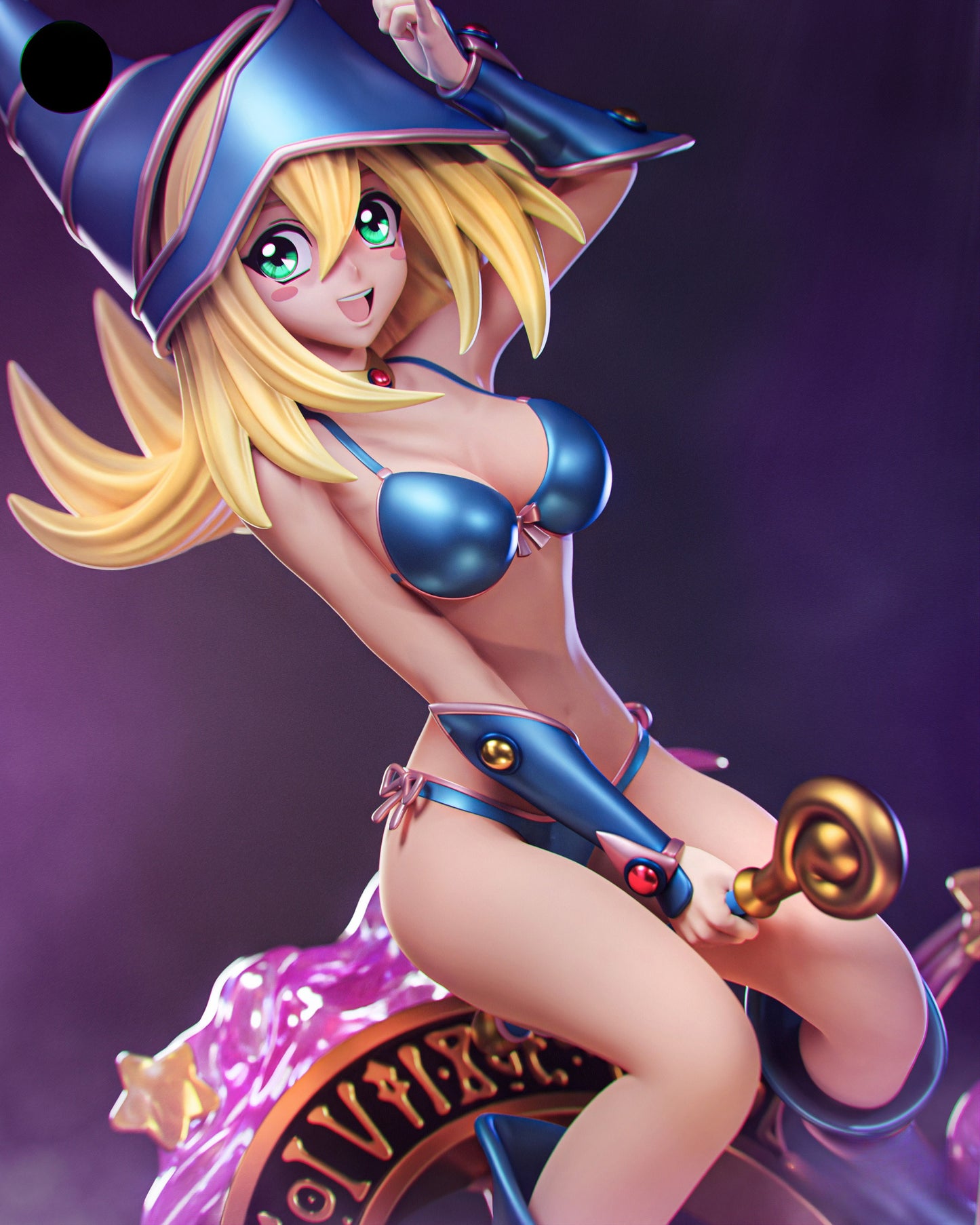 1141 Dark Magician Girl_YuGiOh - STL 3D Print Files