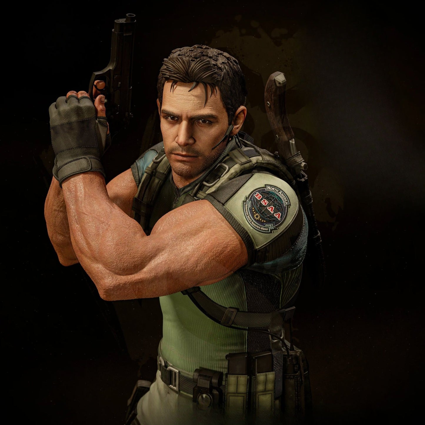 0598 Chris Redfield - STL 3D Print Files