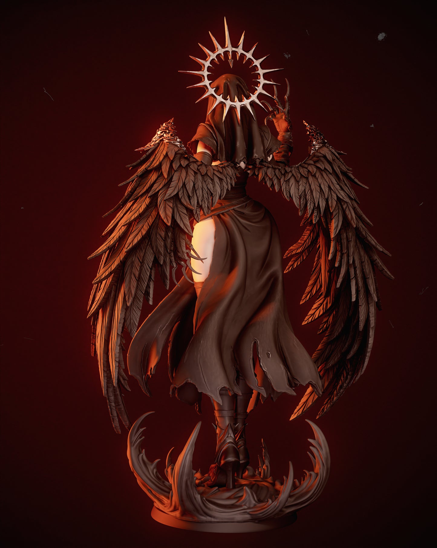 0381 Corrupted Nun - STL 3D Print Files