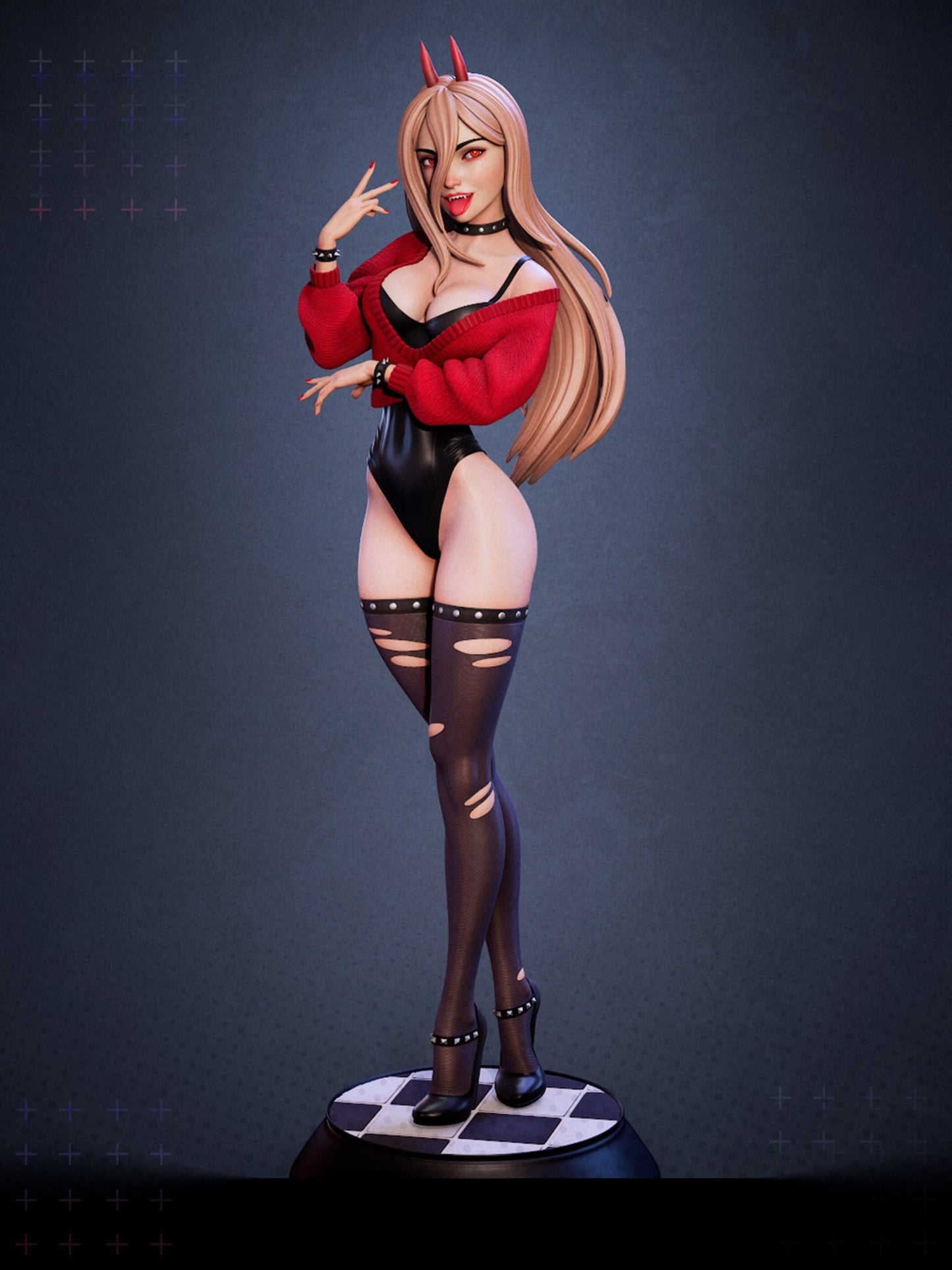 0854 Power_Chainsaw Man NSFW - STL 3D Print Files