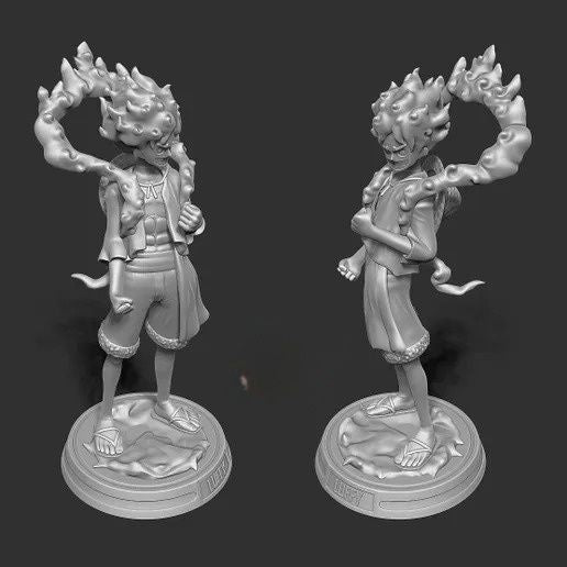 0236 Luffy Gear 5 (OP) - STL 3D Print Files