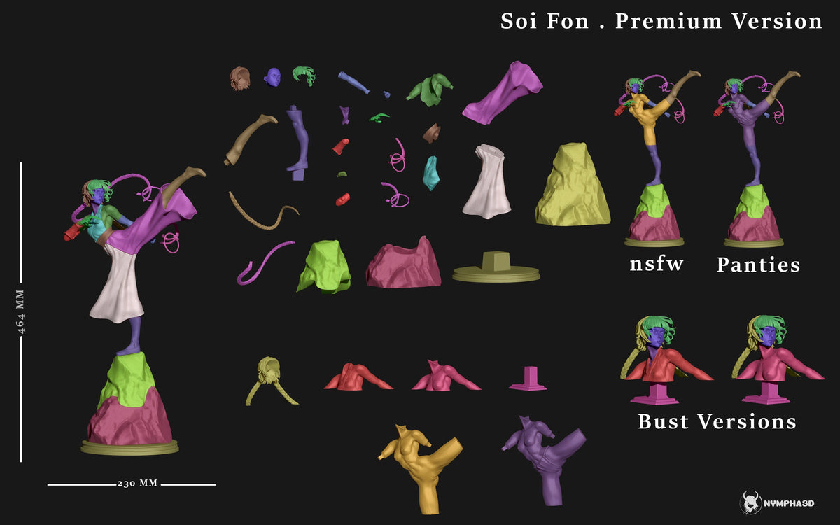 2026 SoiFon_Bleach NSFW - STL 3D Print Files
