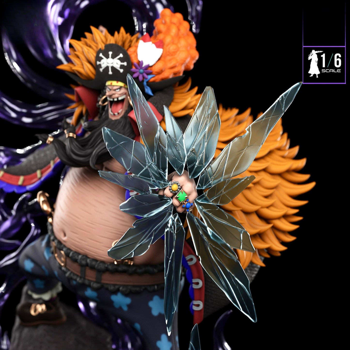 0296 Blackbeard_Marshall D Teach (OP) - STL 3D Print Files