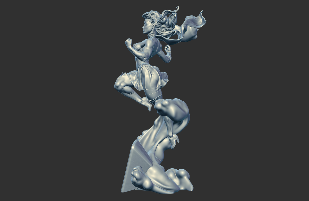 1780 Supergirl Bombshells NSFW - STL 3D Print Files