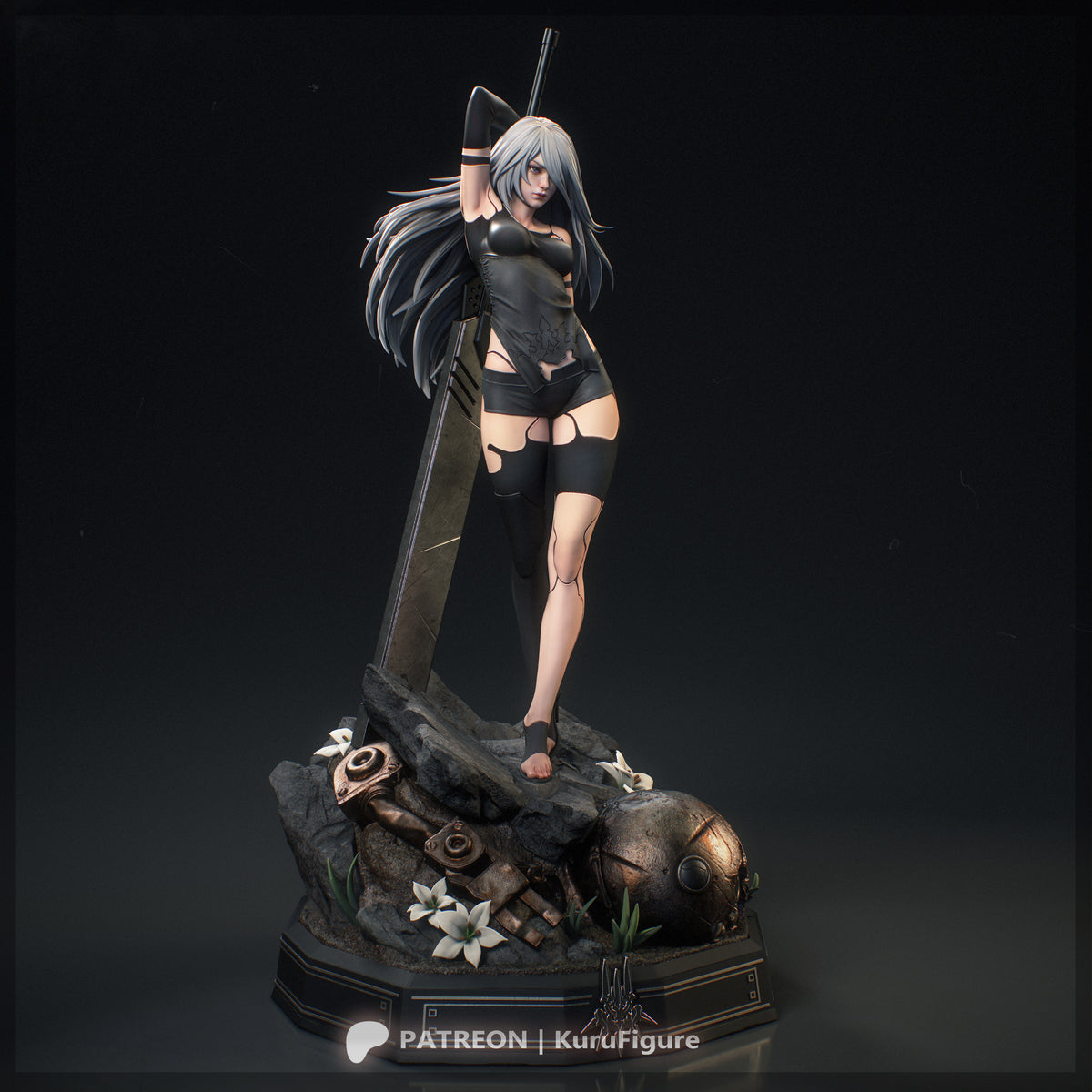 2123 A2_NieR Automata - STL 3D Print Files