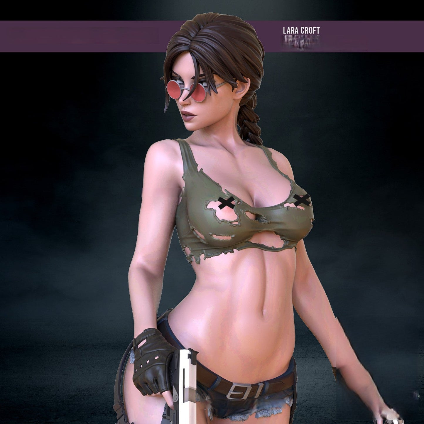 0132 Lara Croft NSFW - Tomb Raider (1530) - STL 3D Print Files