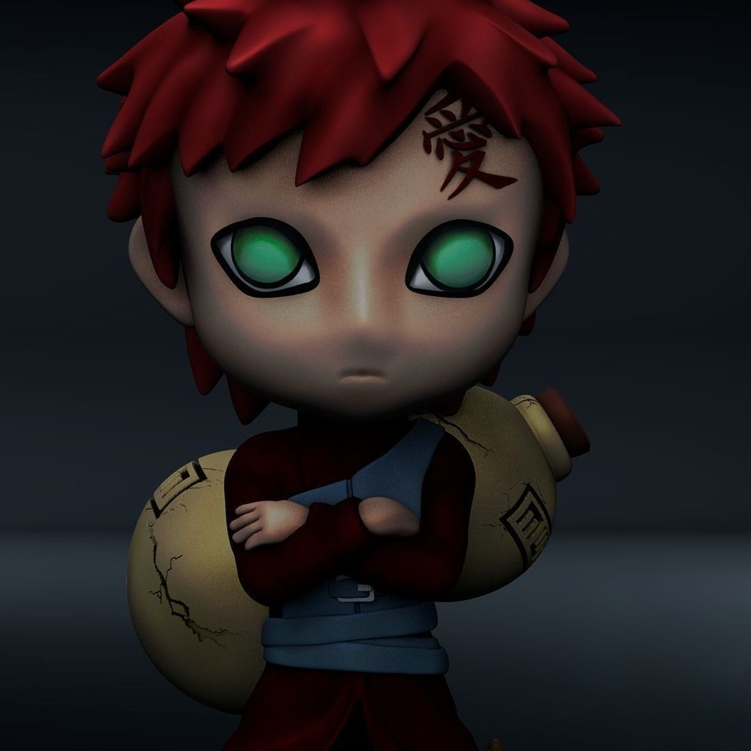 0157 Gaara Naruto - STL 3D Print Files