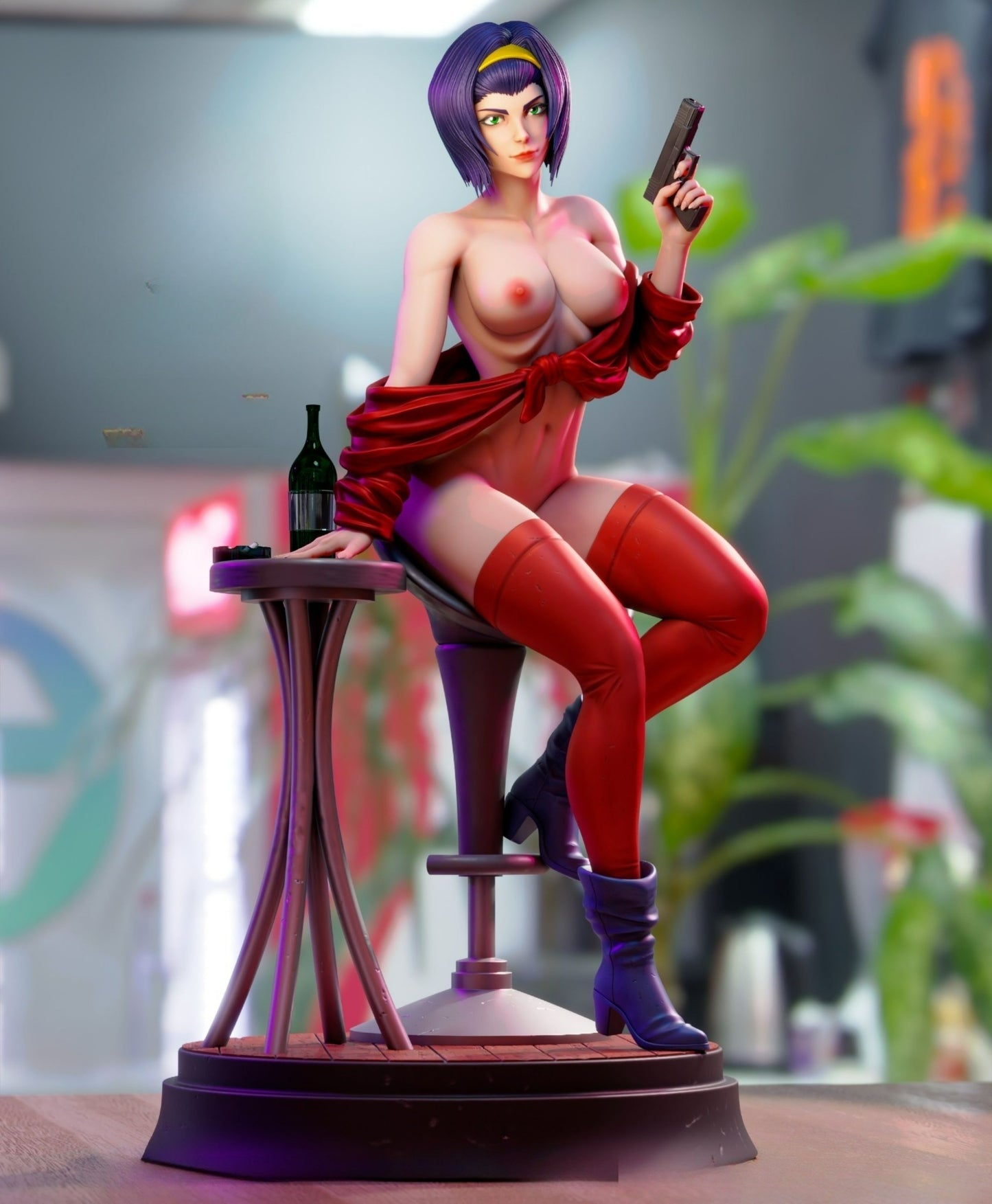 0927 Faye Valentine NSFW - Cowboy Bebop (2903) - STL 3D Print Files