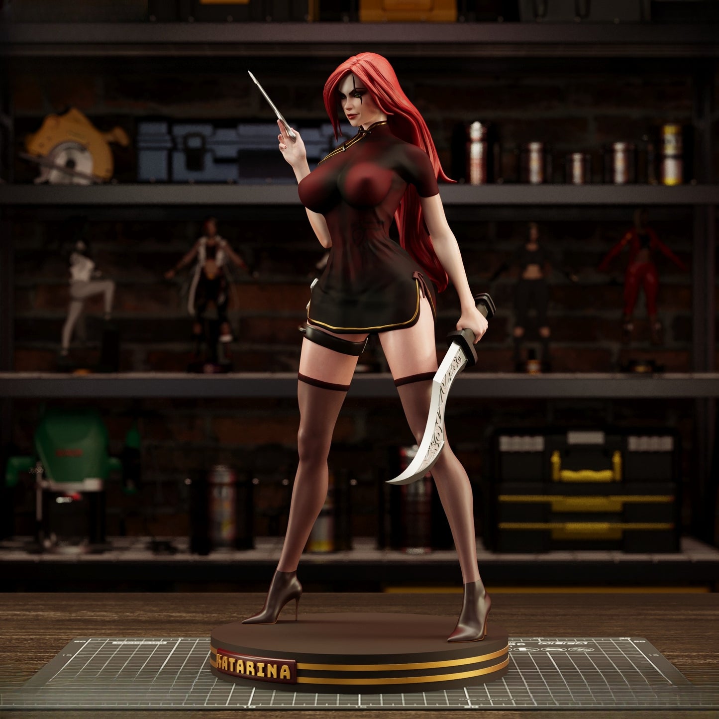 1030 Katarina_League of Legends - STL 3D Print Files