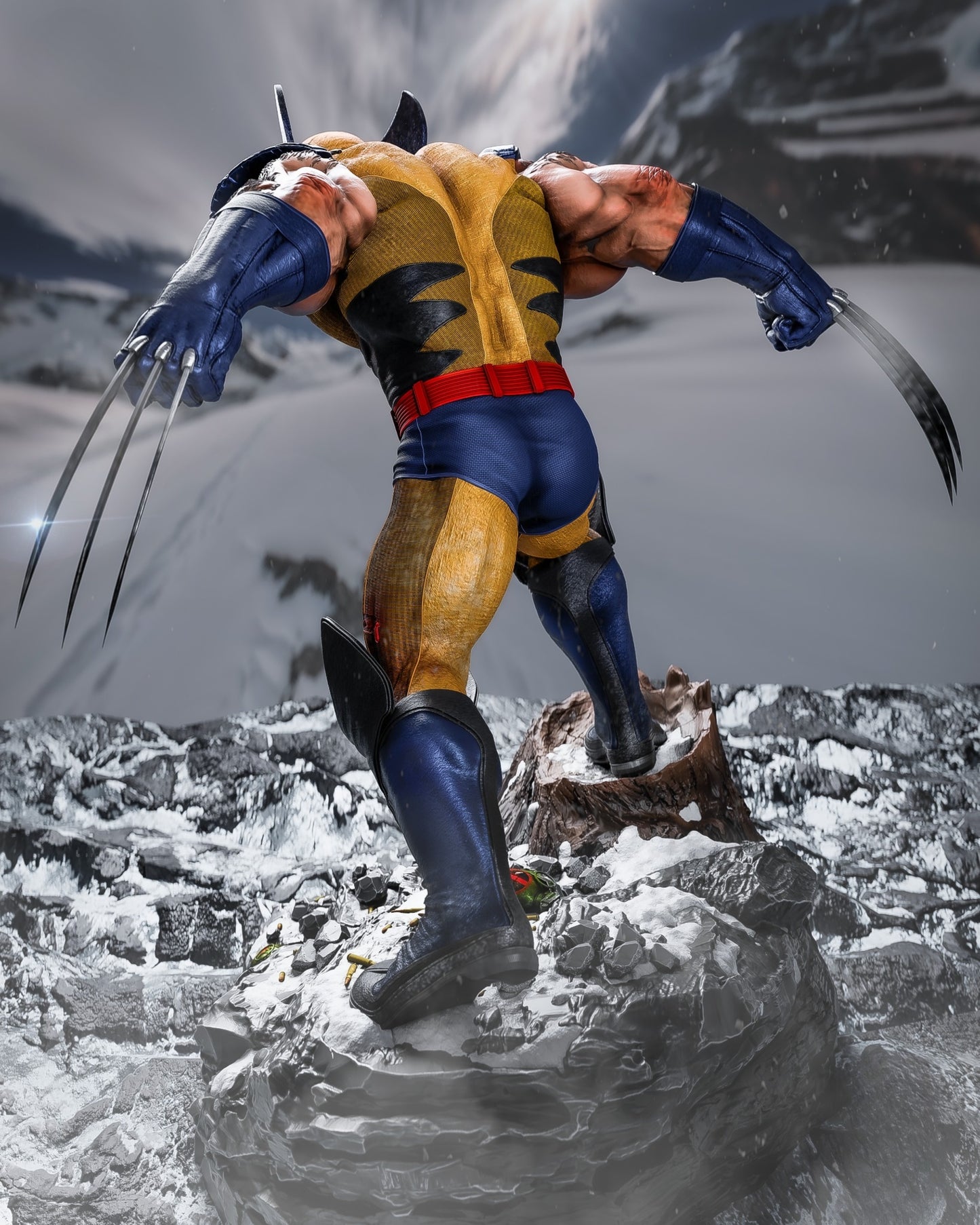 1576 Wolverine_X-Men - STL 3D Print Files