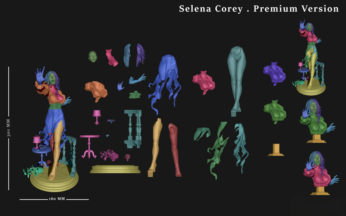 1773 Selena Corey_Resident Evil NSFW - STL 3D Print Files