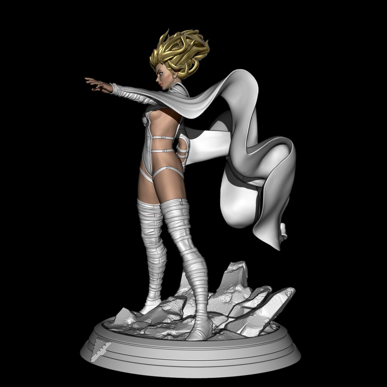 0422 Phoenix Force - Emma Frost - STL 3D Print Files