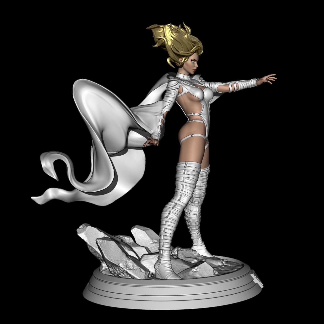 0422 Phoenix Force - Emma Frost - STL 3D Print Files