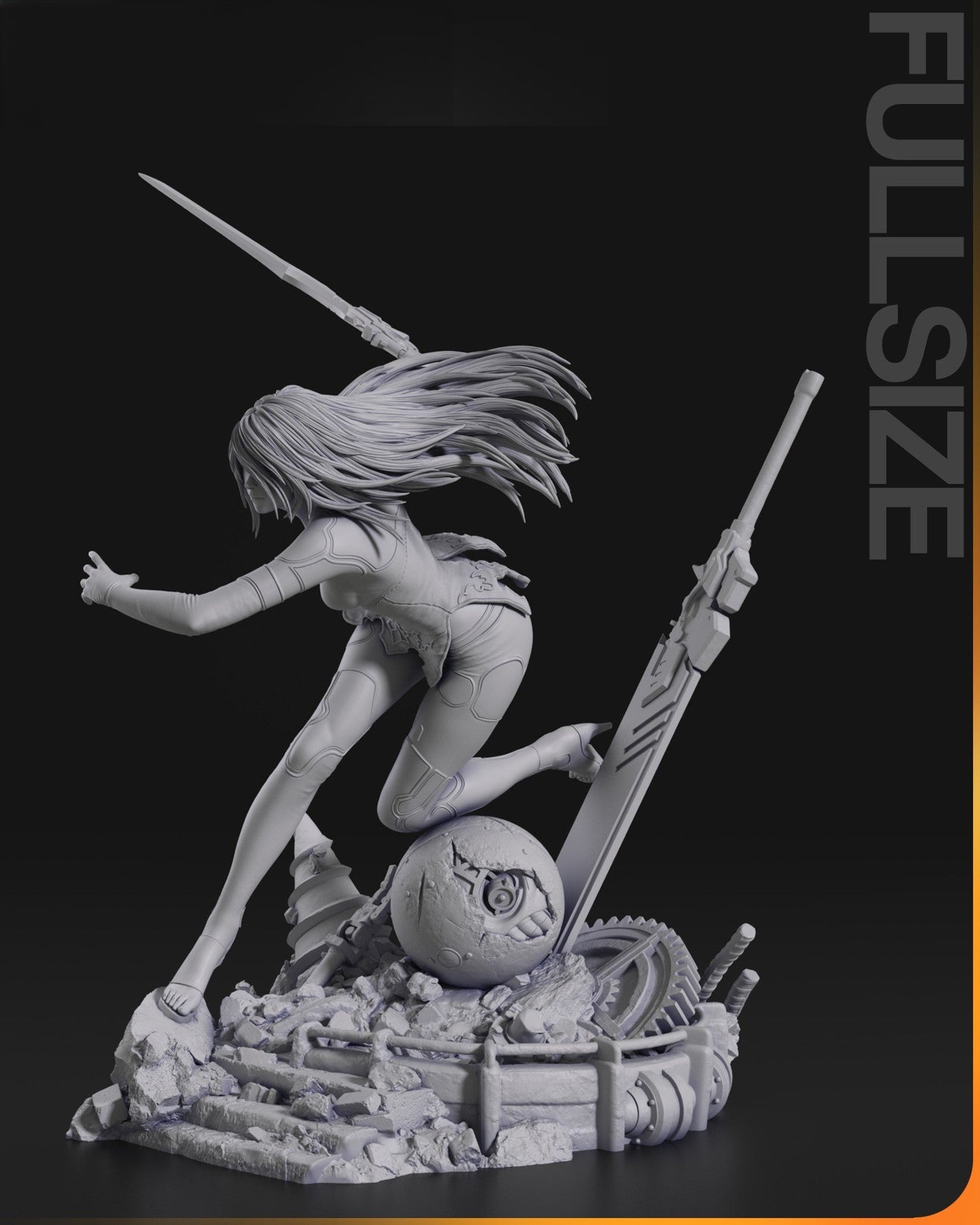 0930 A2 - NieR: Automata (2828) - STL 3D Print Files