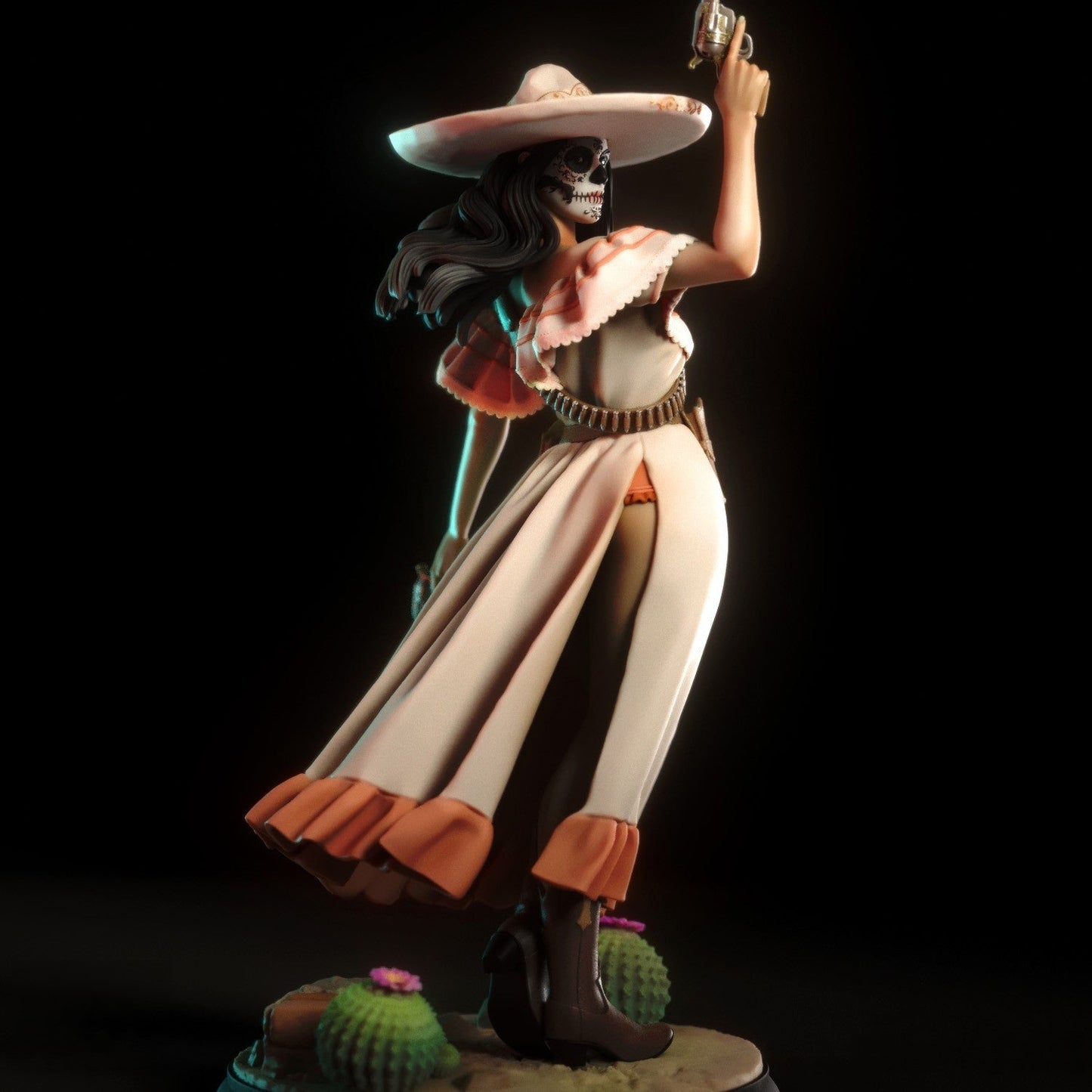 0737 Daniela NSFW - Mexican Gunslinger - STL 3D Print Files
