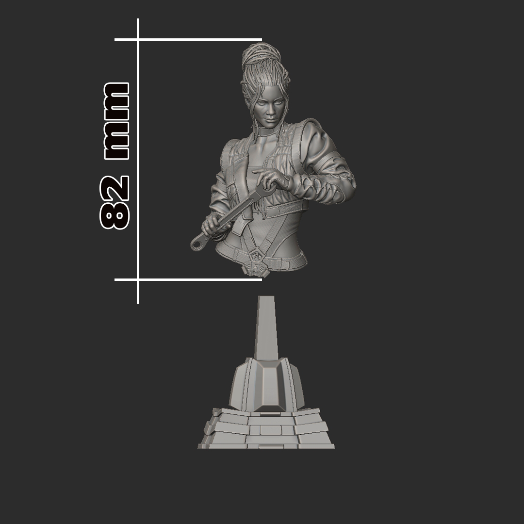 1153 Panam Palmer_Cyberpunk 2077 - STL 3D Print Files