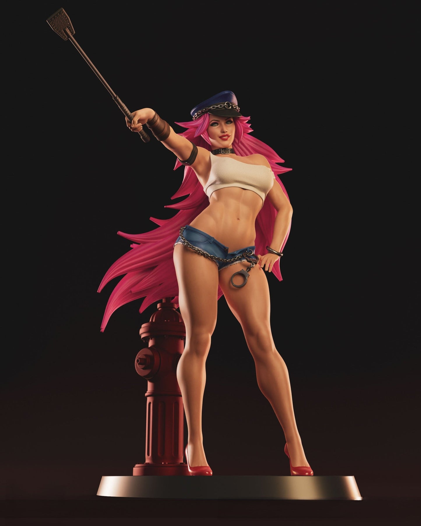 0720 Poison NSFW - Street Fighter (1433) - STL 3D Print Files