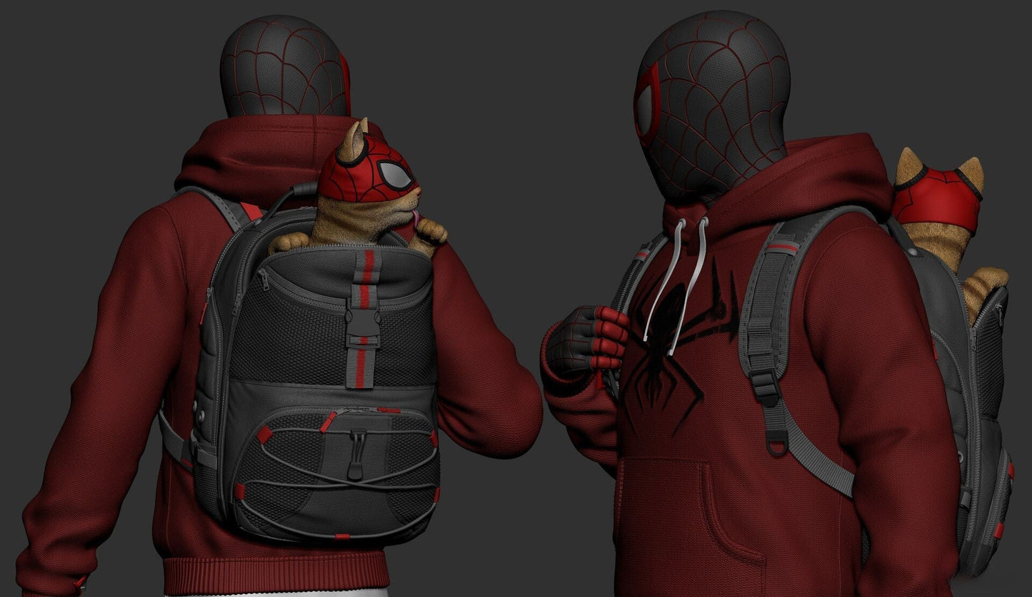 0479 Miles Morales - Spider-Man (1327) - STL 3D Print Files