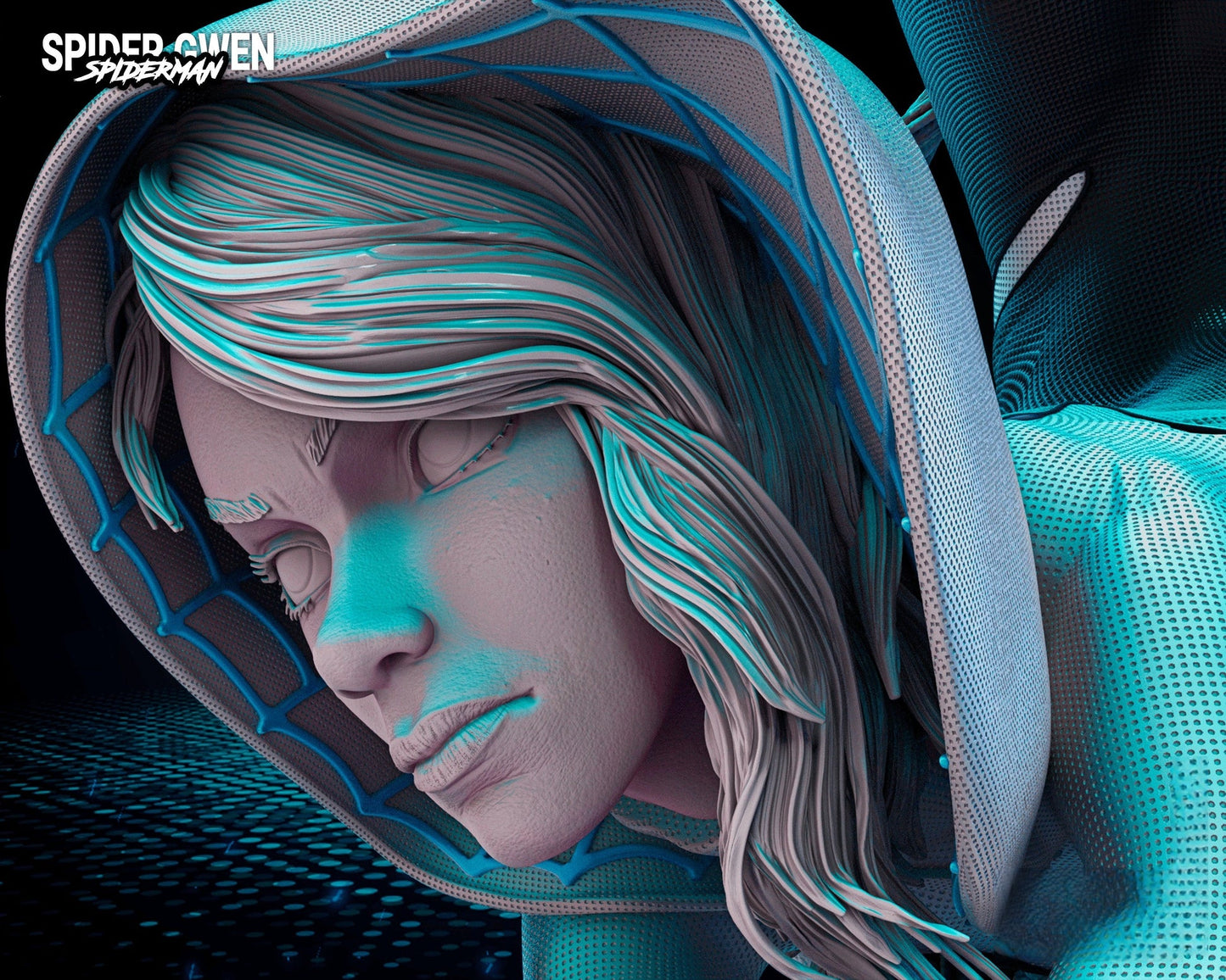 0658 Spider Gwen (1491) - STL 3D Print Files