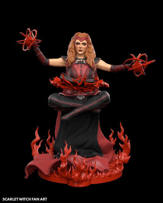 0430 WANDA - SCARLET WITCH (1423) - STL 3D Print Files