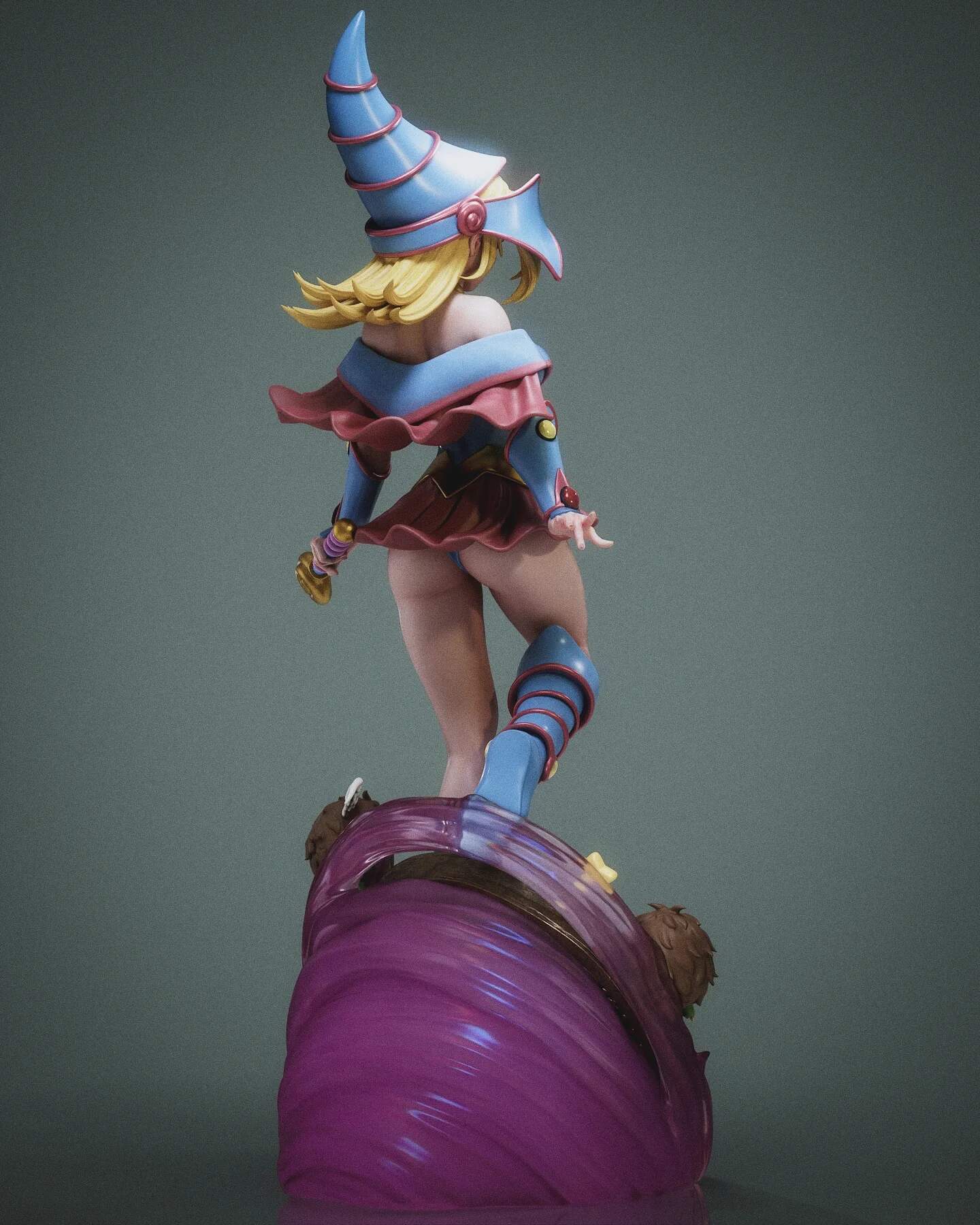1669 Dark Magician Girl_Yu-Gi-Oh! - STL 3D Print Files
