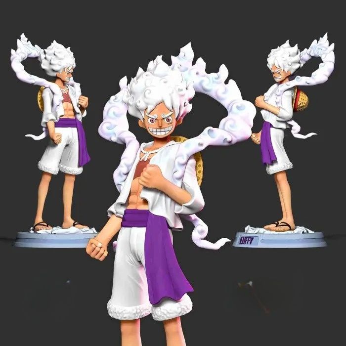 0236 Luffy Gear 5 (OP) - STL 3D Print Files