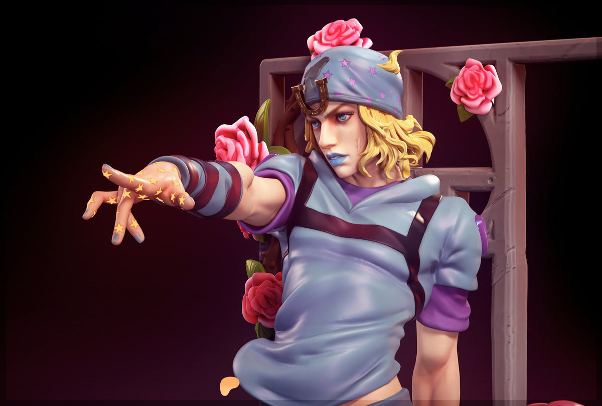 1743 Johnny Joestar_Steel Ball Run - STL 3D Print Files