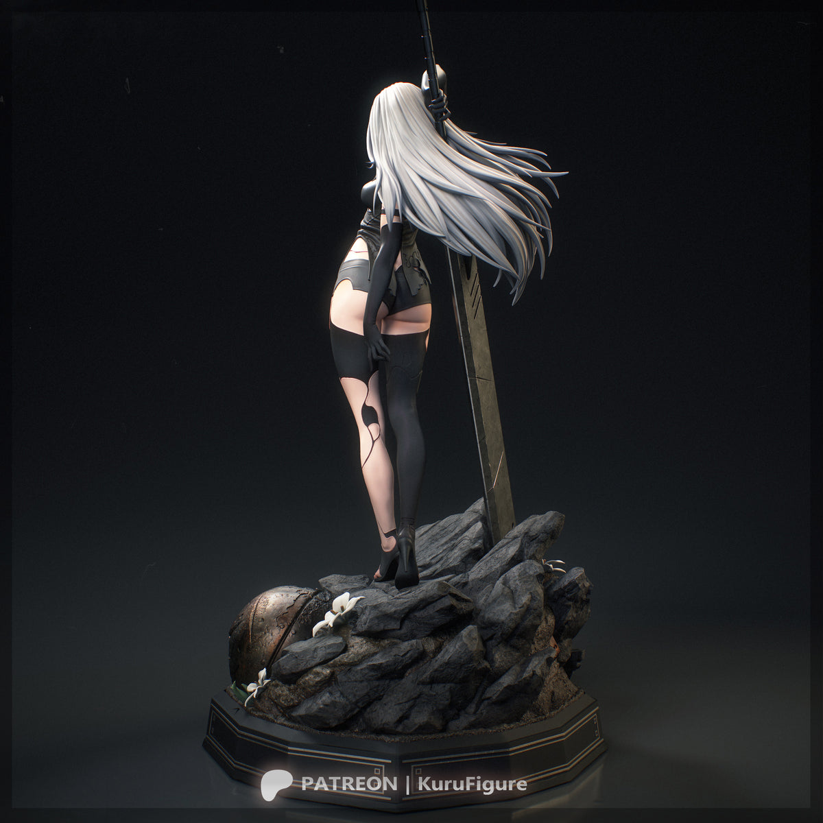 2123 A2_NieR Automata - STL 3D Print Files
