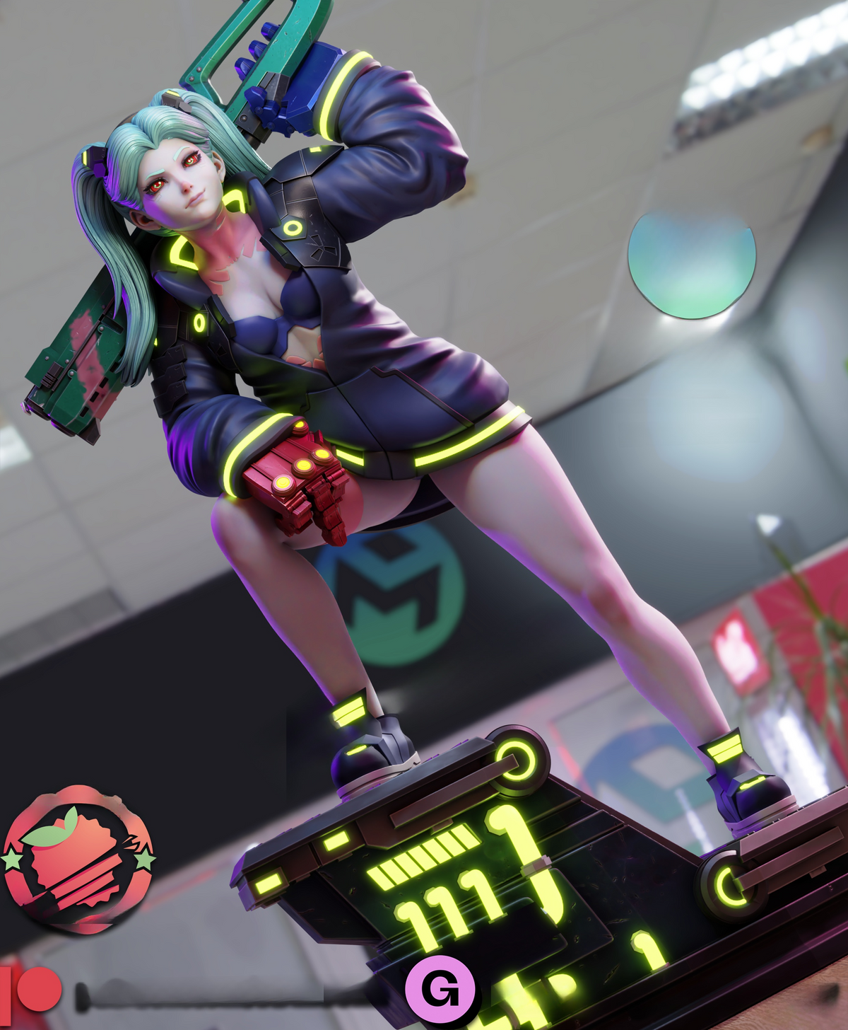 1791 Rebecca_Cyberpunk Edgerunners NSFW - STL 3D Print Files