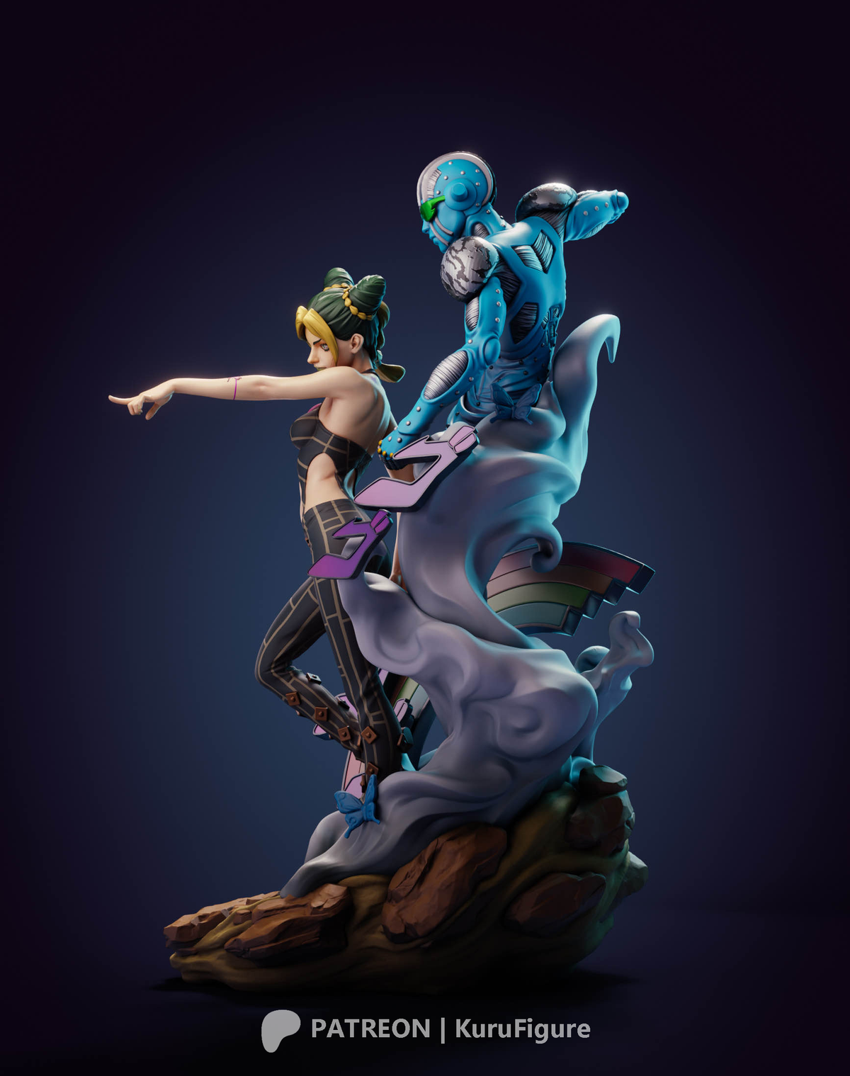 1910 Jolyne Cujoh_Stone Free - STL 3D Print Files