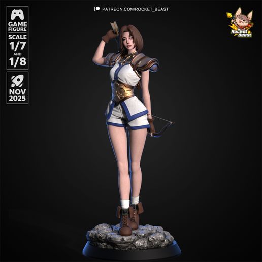 2092 Shana_The Legend of Dragoon - STL 3D Print Files