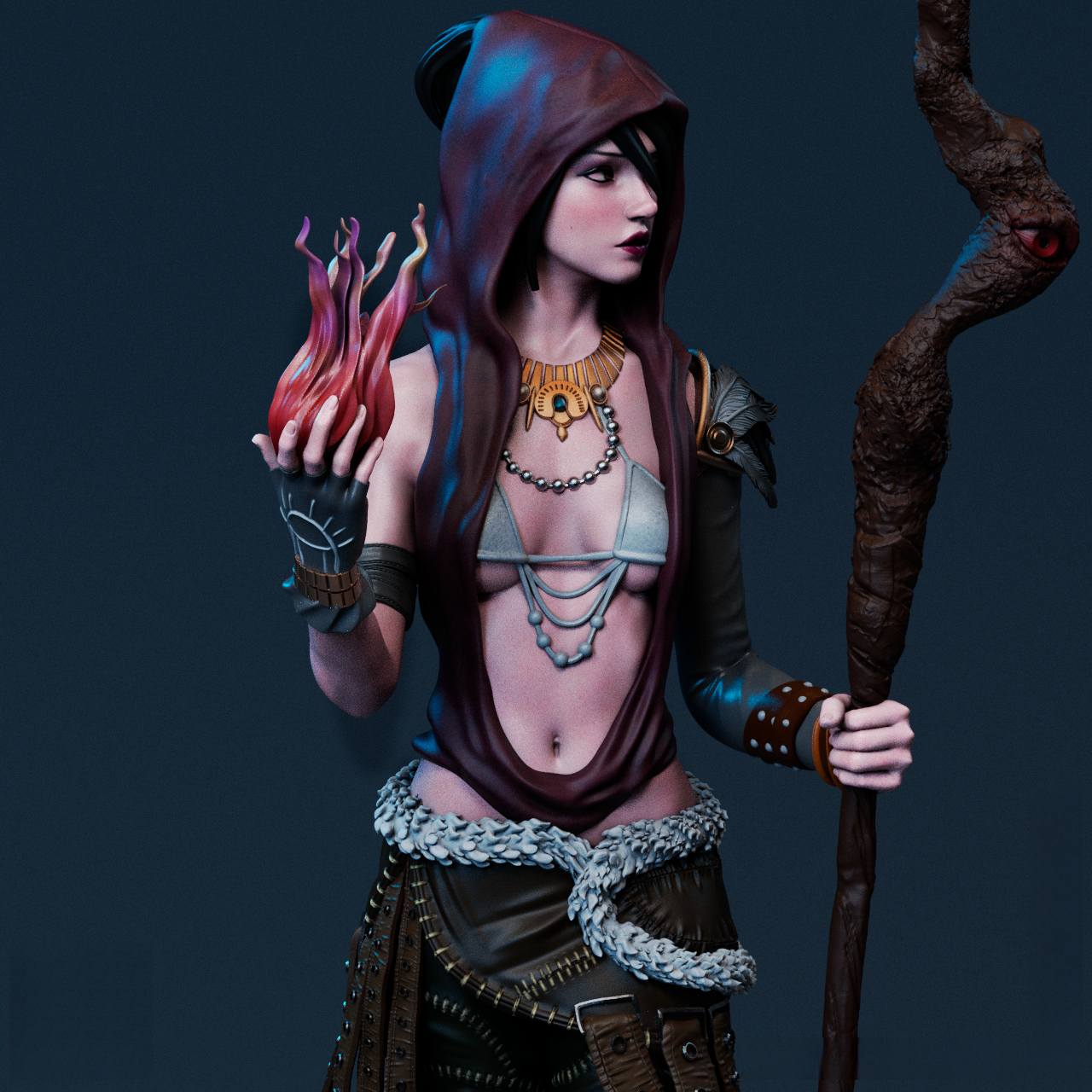0168 Morrigan - Dragon Age - STL 3D Print Files