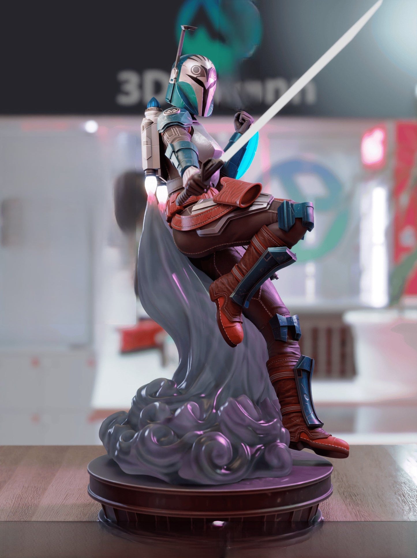0466 Bo-Katan Kryze NSFW - Star Wars: The Clone Wars - STL 3D Print Files